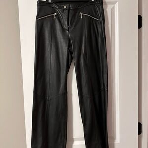 Wilsons Leather Black Pants